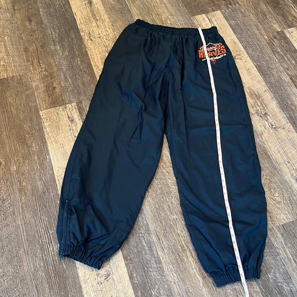 Vintage Logo 7 Genuine Merchandise Nylon Jogger Full Line Pants Men Blue Size L - Picture 3 of 11